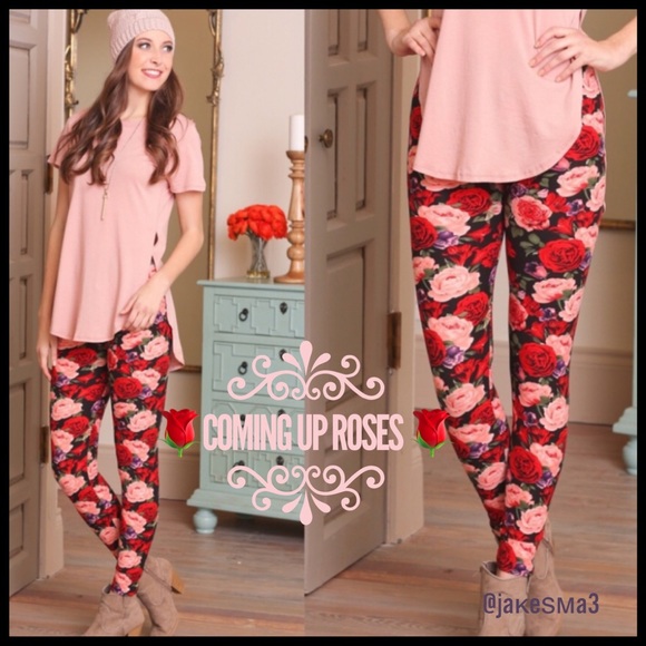 Infinity Raine Pants - 🌹LAST PAIR!!🌹GORGEOUS ROSE PRINT LEGGINGS 🌹